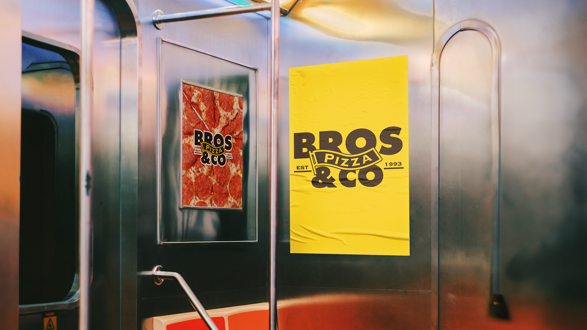 Bros Pizza Branding